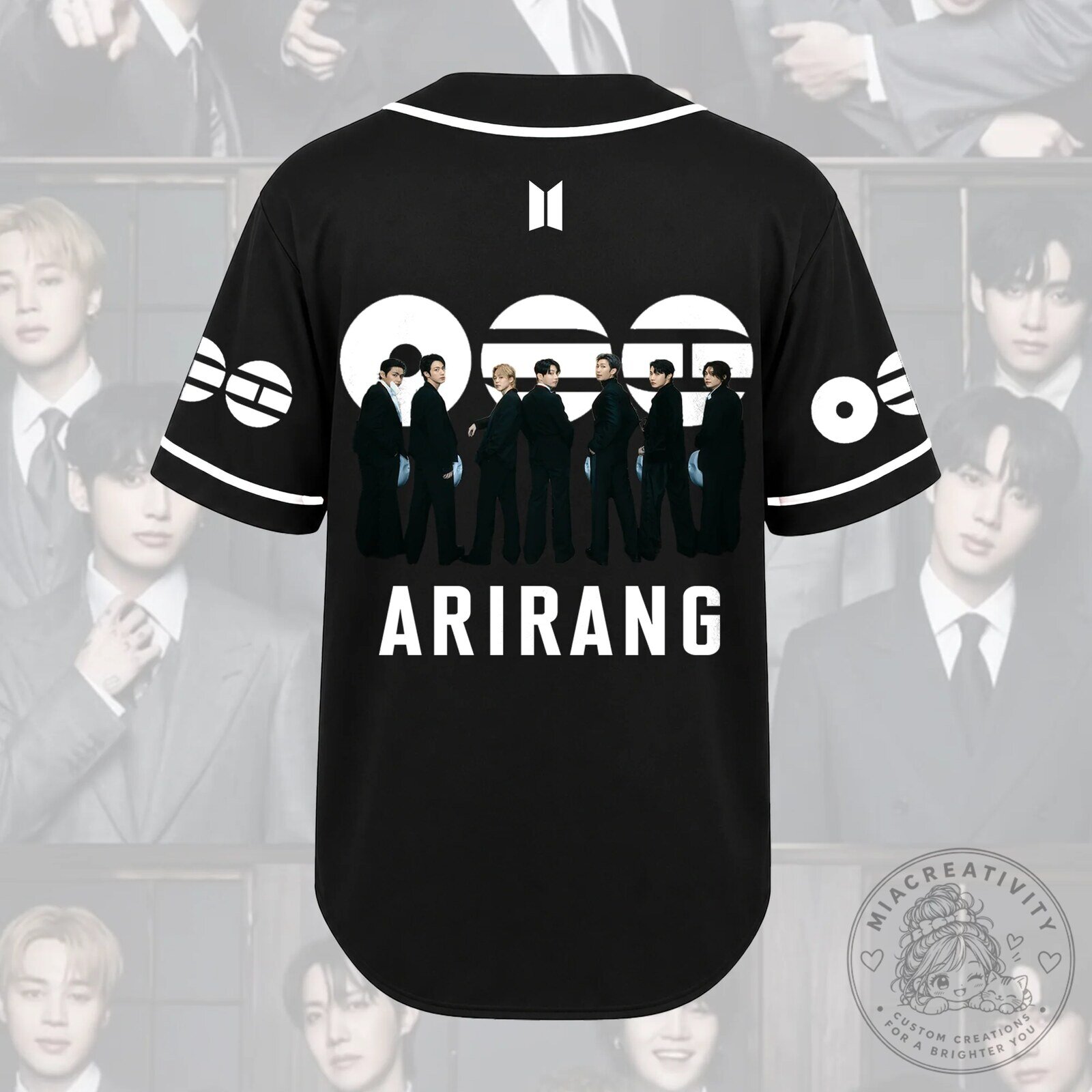 BTS Arirang Hooligan World Tour Baseball Jersey K-Pop Fan Apparel 8 BTS Arirang Hooligan World Tour Baseball Jersey K-Pop Fan Apparel