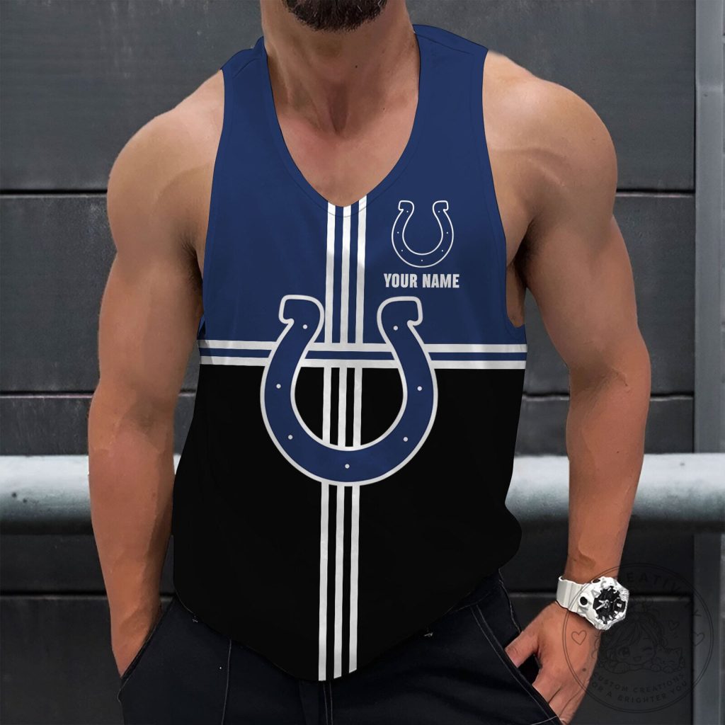 Indianapolis Colts NFL Teams Personalized Tank Top Shirt Indianapolis Colts NFL Teams Personalized Tank Top Shirt