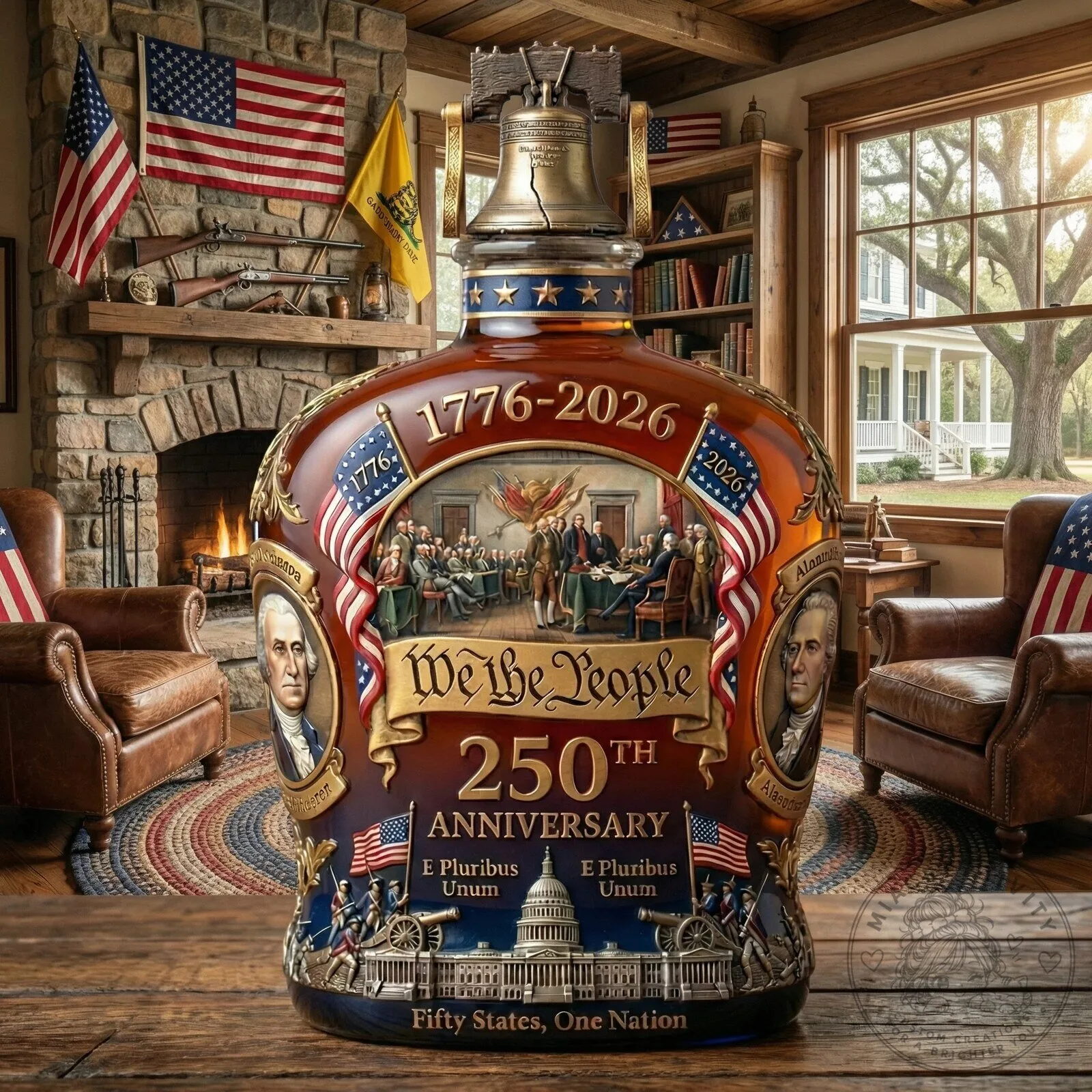We The People Commemorative Whiskey Bottle for America's 250th Anniversary
