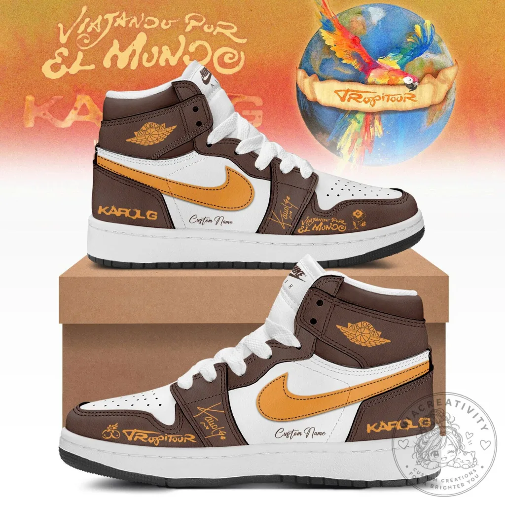 Karol G 2026 Tour Latina Foreva Limited Edition High-Top Sneakers Karol G 2026 Tour Latina Foreva Limited Edition High-Top Sneakers