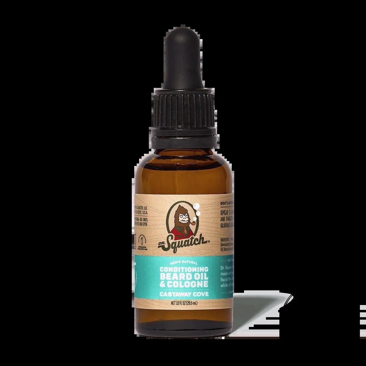 Dr. Squatch Men's Natural Conditioning Beard Oil and Cologne Castaway Cove