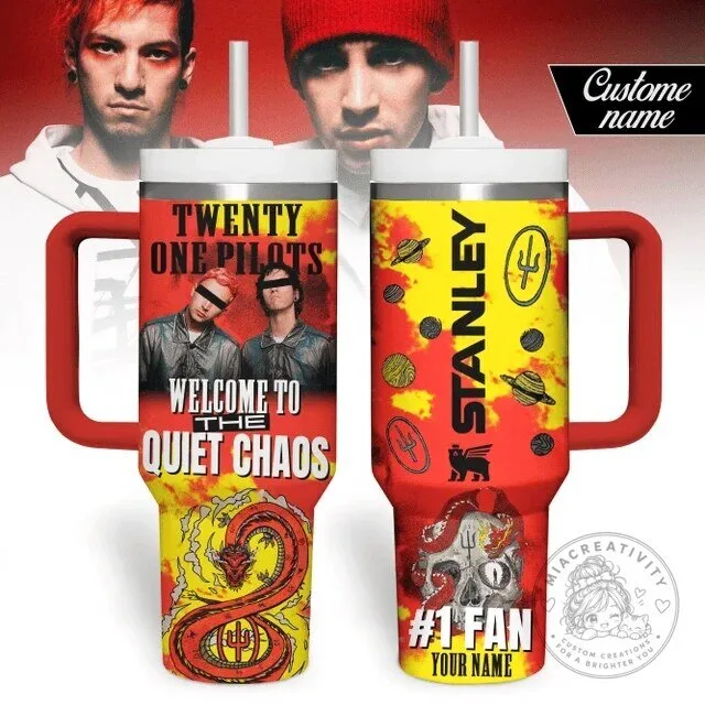Twenty One Pilots Welcome to the Quiet Chaos Stanley Tumbler