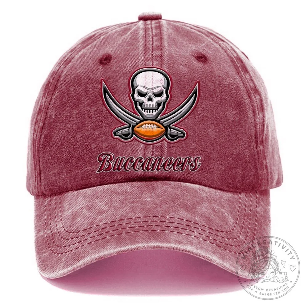Tampa Bay Buccaneers Vintage Washed Adjustable Baseball Cap Hat