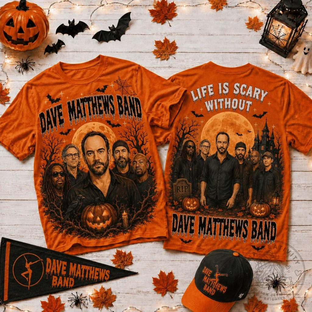 Dave Matthews Band Halloween Concert Scary Night T-Shirt 1 Dave Matthews Band Halloween Concert Scary Night T-Shirt