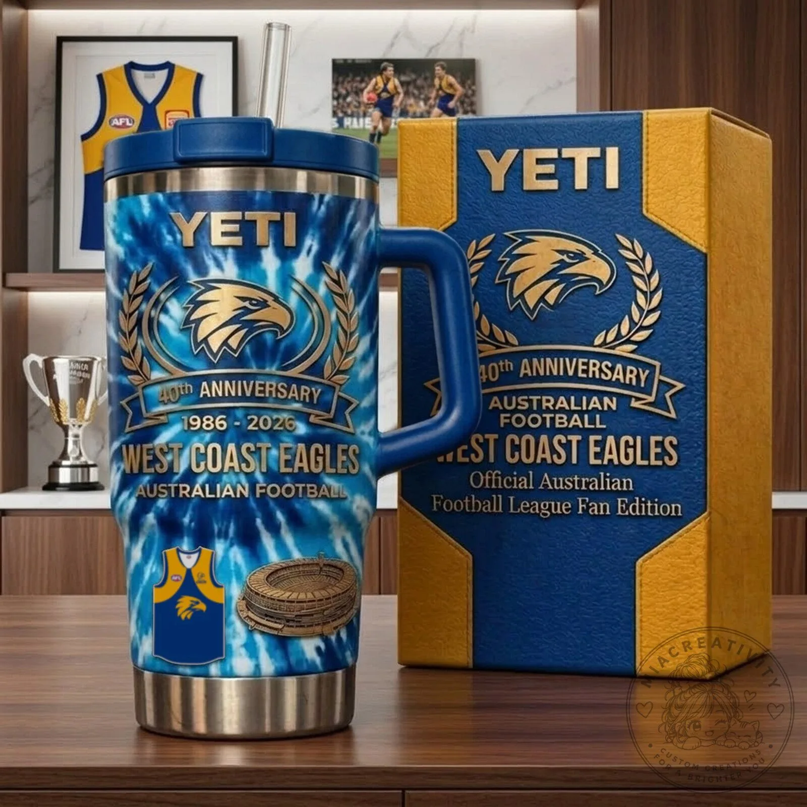 West Coast Eagles Australian Football League 40th Anniversary Insulated Tumbler