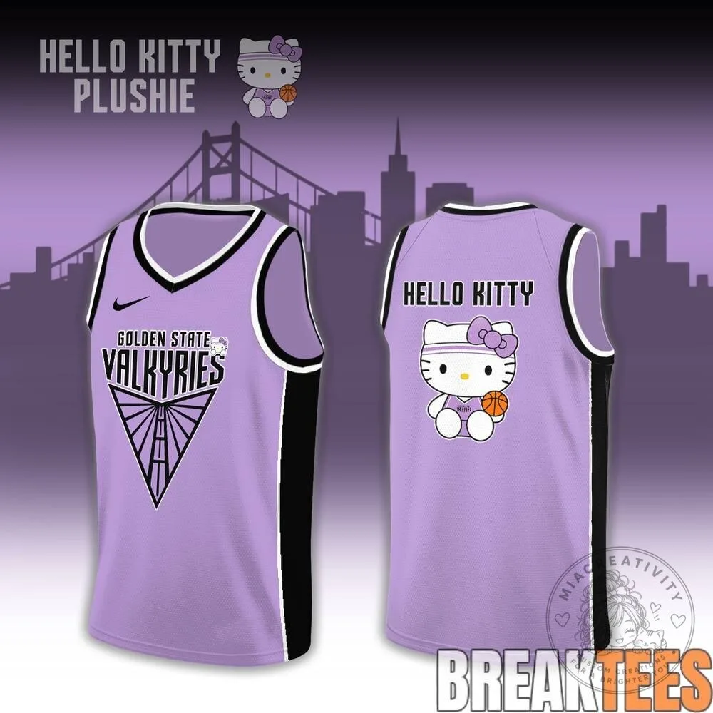 Golden State Valkyries Hello Kitty Basketball Jersey