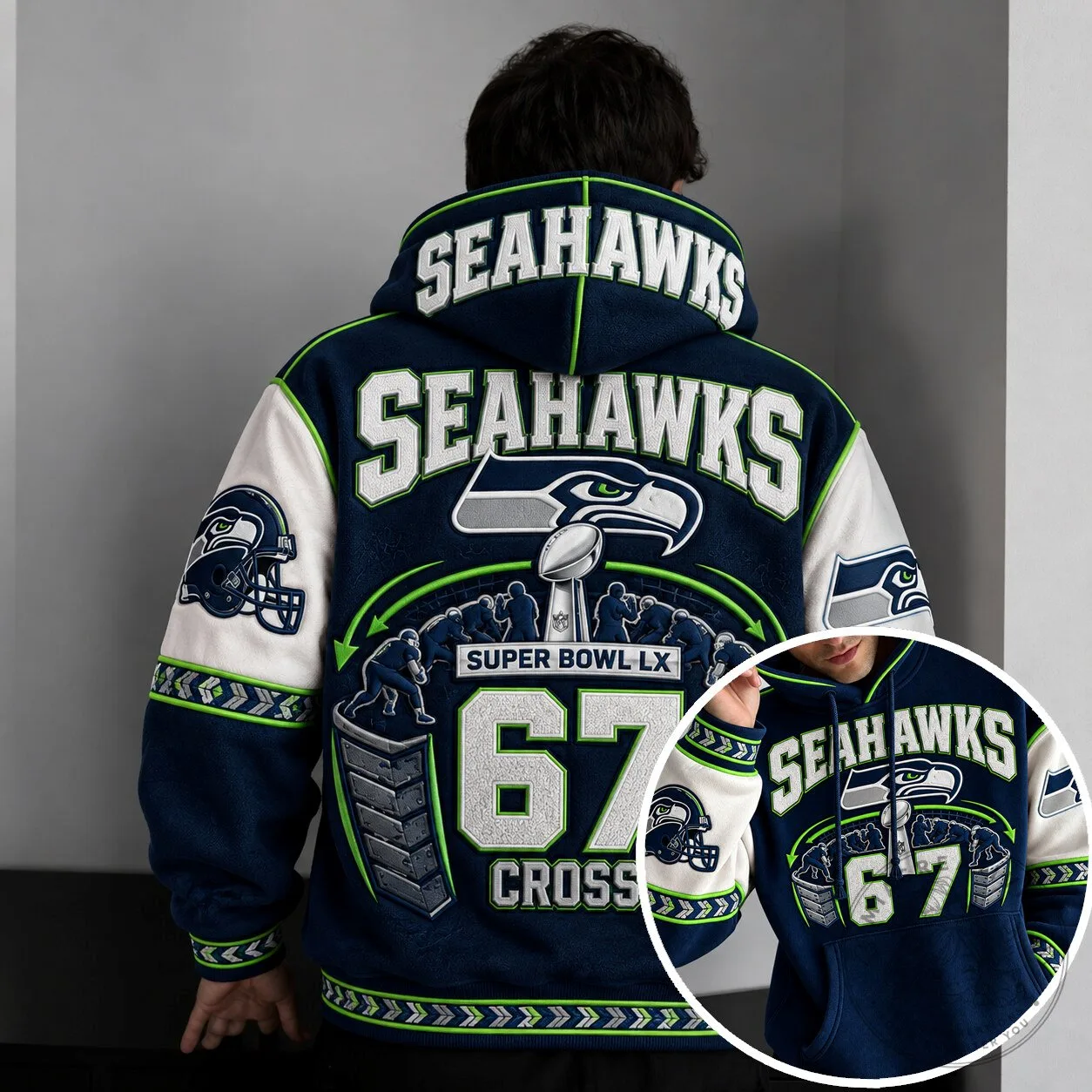 Hoodie for Football Fans: Seattle Seahawks Super Bowl Champions Edition 2 Hoodie for Football Fans: Seattle Seahawks Super Bowl Champions Edition