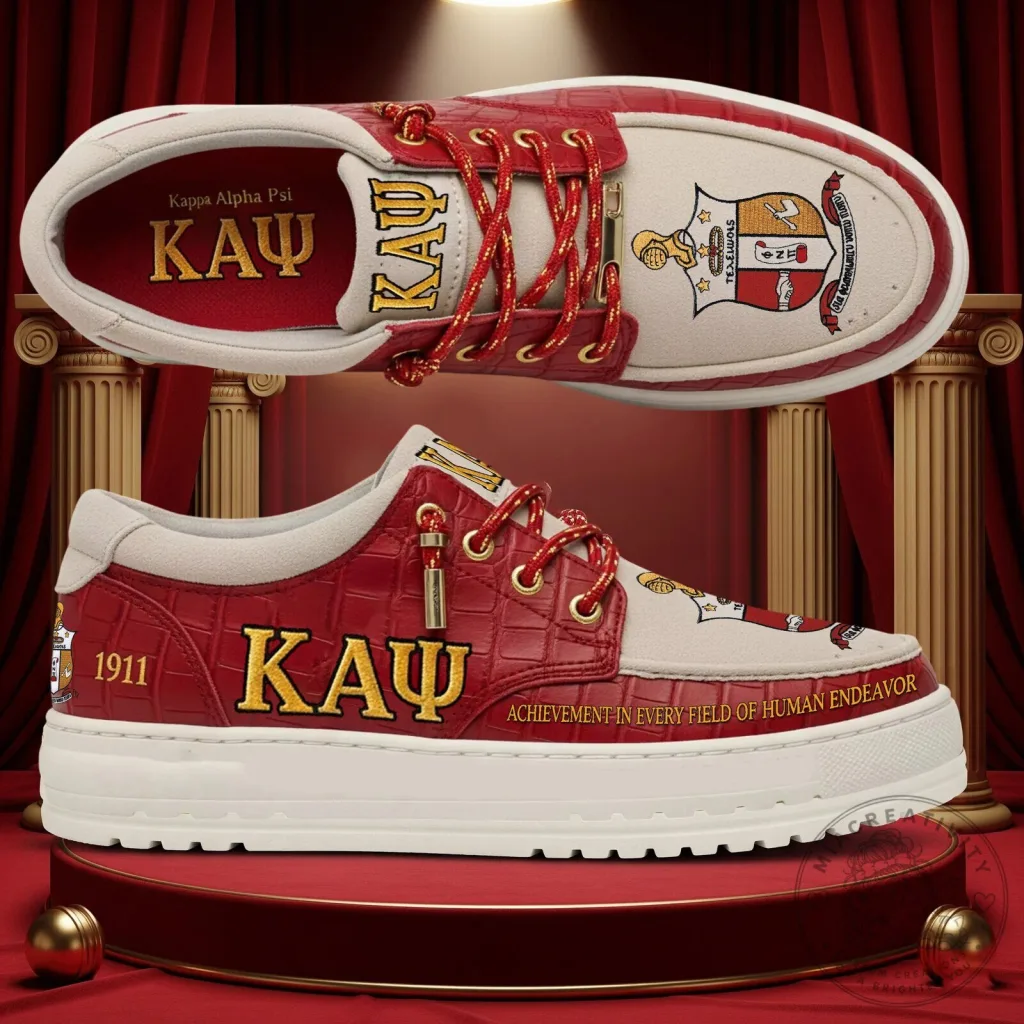 Kappa Alpha Psi Fraternity Loafer Shoes with Achievement in Every Field of Human Endeavor 12 Kappa Alpha Psi Fraternity Loafer Shoes with Achievement in Every Field of Human Endeavor