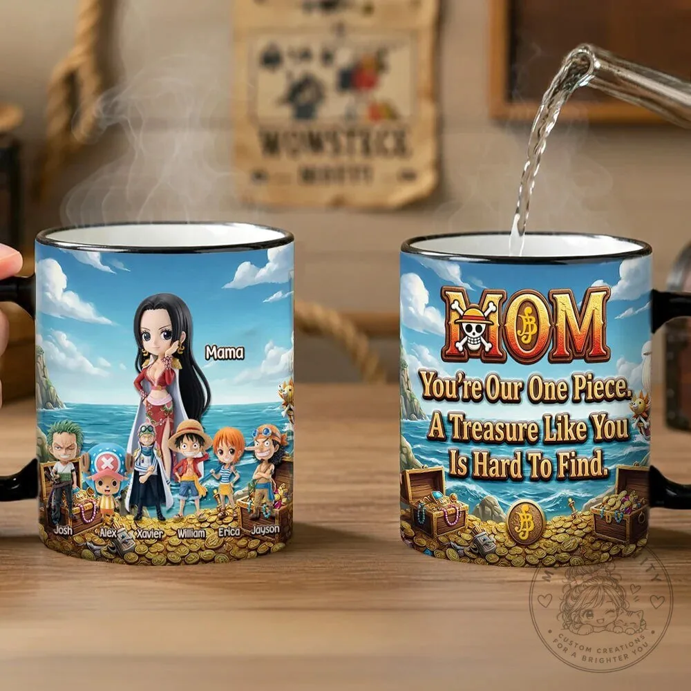 One Piece Anime Mom You Are Our One Piece Personalized Coffee Mug