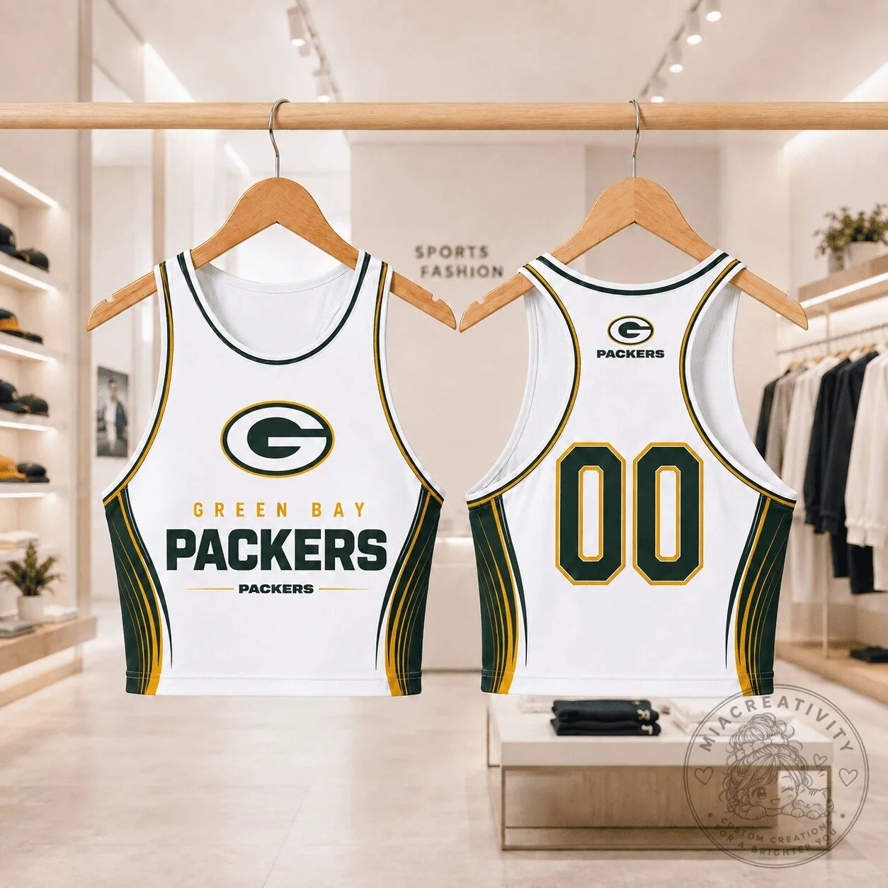 Green Bay Packers National Football League Women's Athletic Crop Top Tank Top
