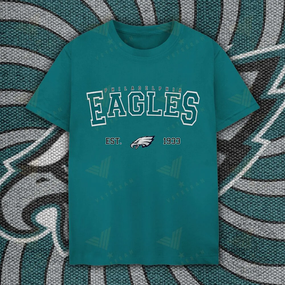 Philadelphia Eagles Football Team Est. 1933 Logo T-Shirt