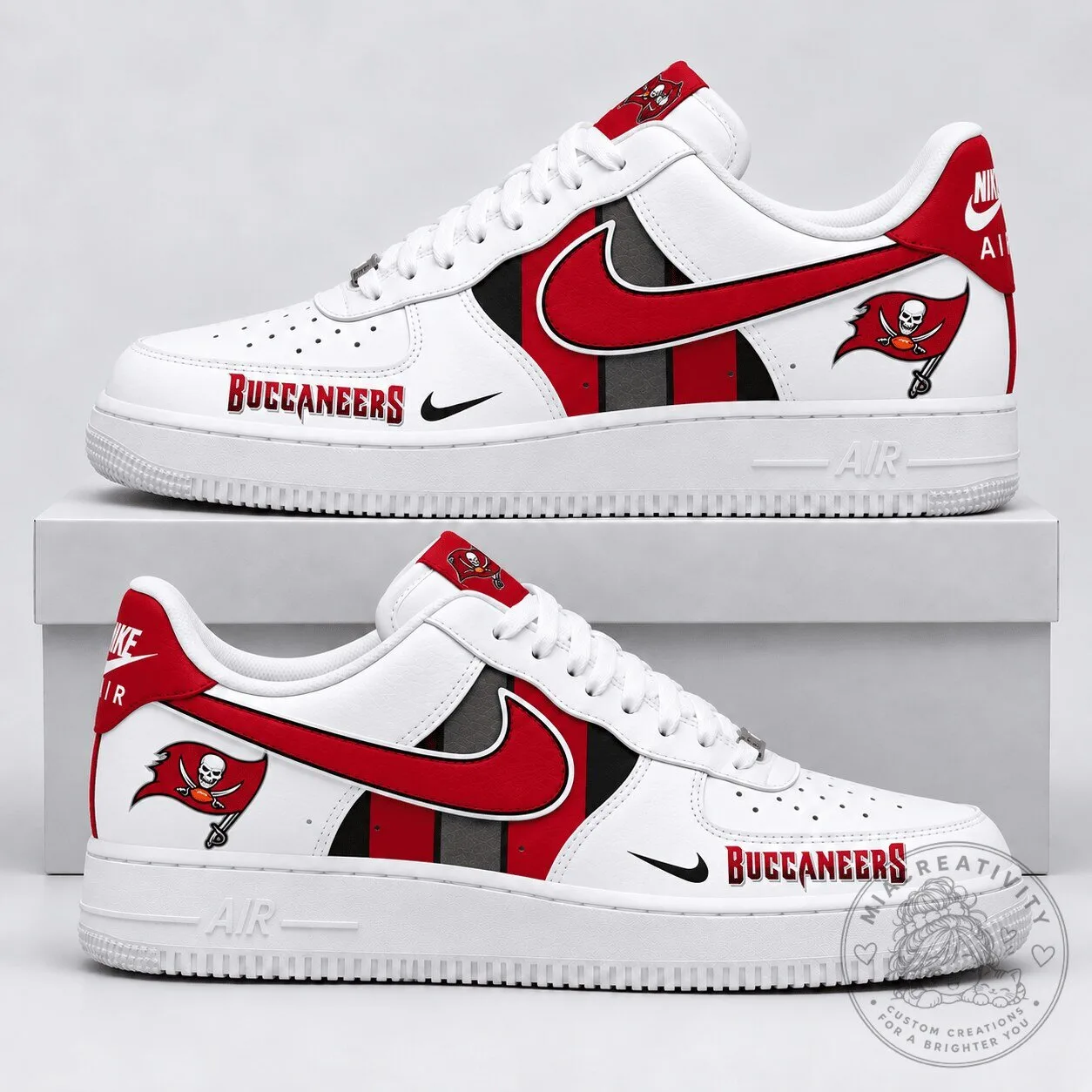 Tampa Bay Buccaneers NFL Football Team Fan Shoes