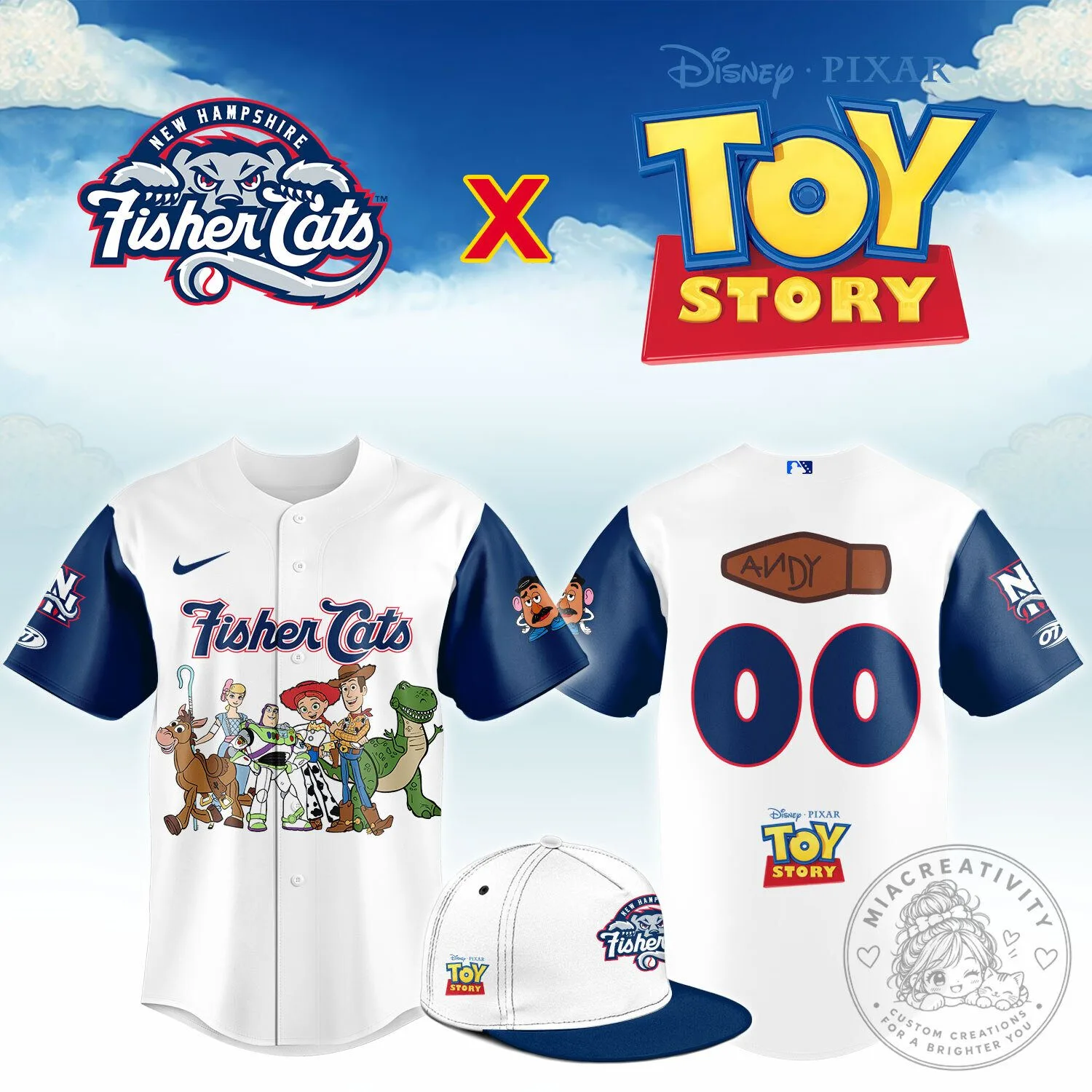 ..NHF.Cats Toy Story Night Limited New Jersey NN