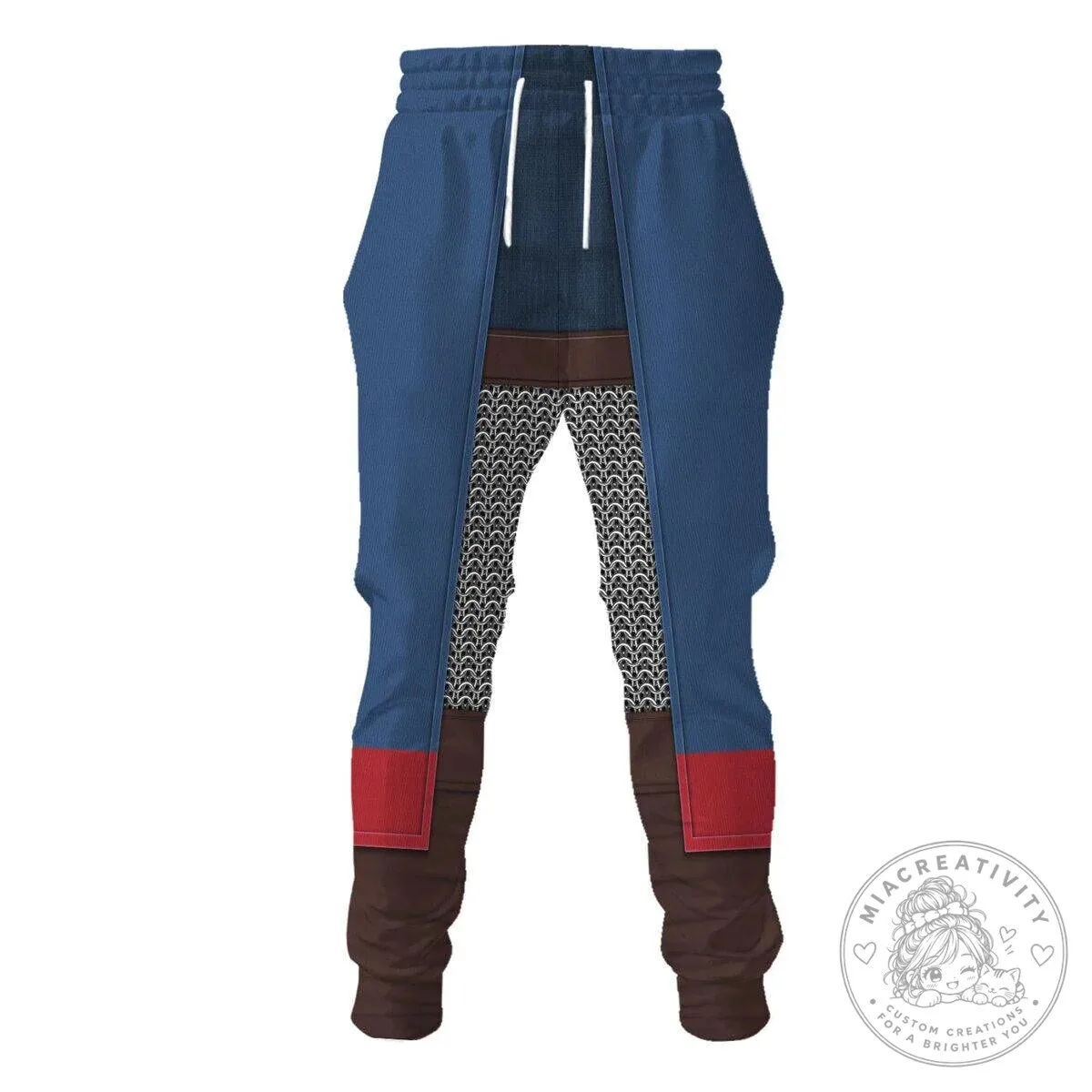 Richard the Lionheart Medieval Knight Costume Hoodie and Pants Set 19 Richard the Lionheart Medieval Knight Costume Hoodie and Pants Set