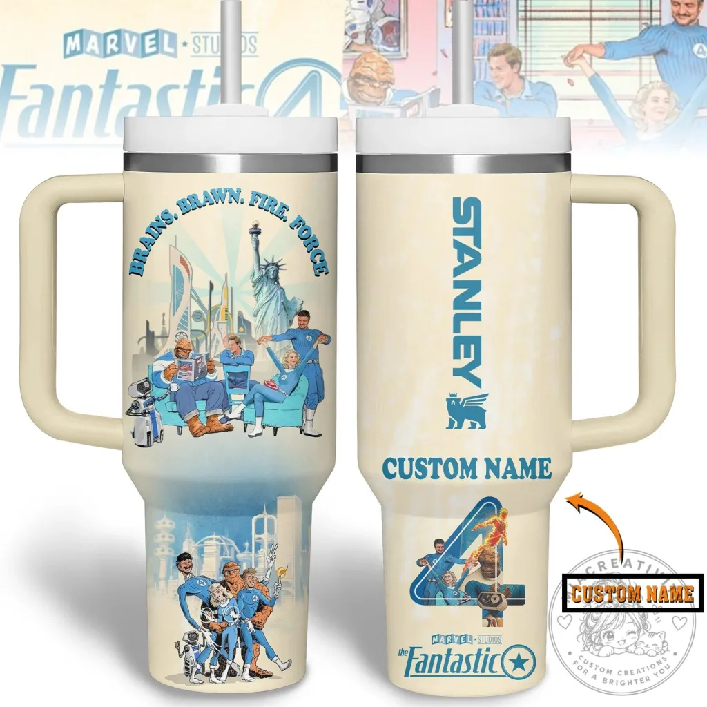 Marvel Studios The Fantastic Four Stanley Tumbler With Handle Marvel Studios The Fantastic Four Stanley Tumbler With Handle