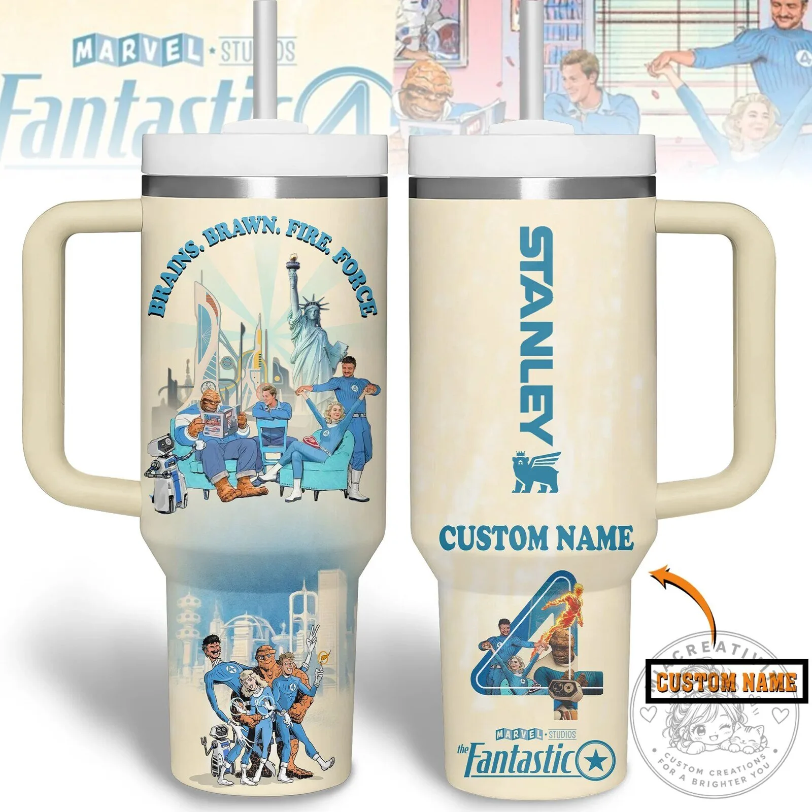 Marvel Studios The Fantastic Four Stanley Tumbler With Handle