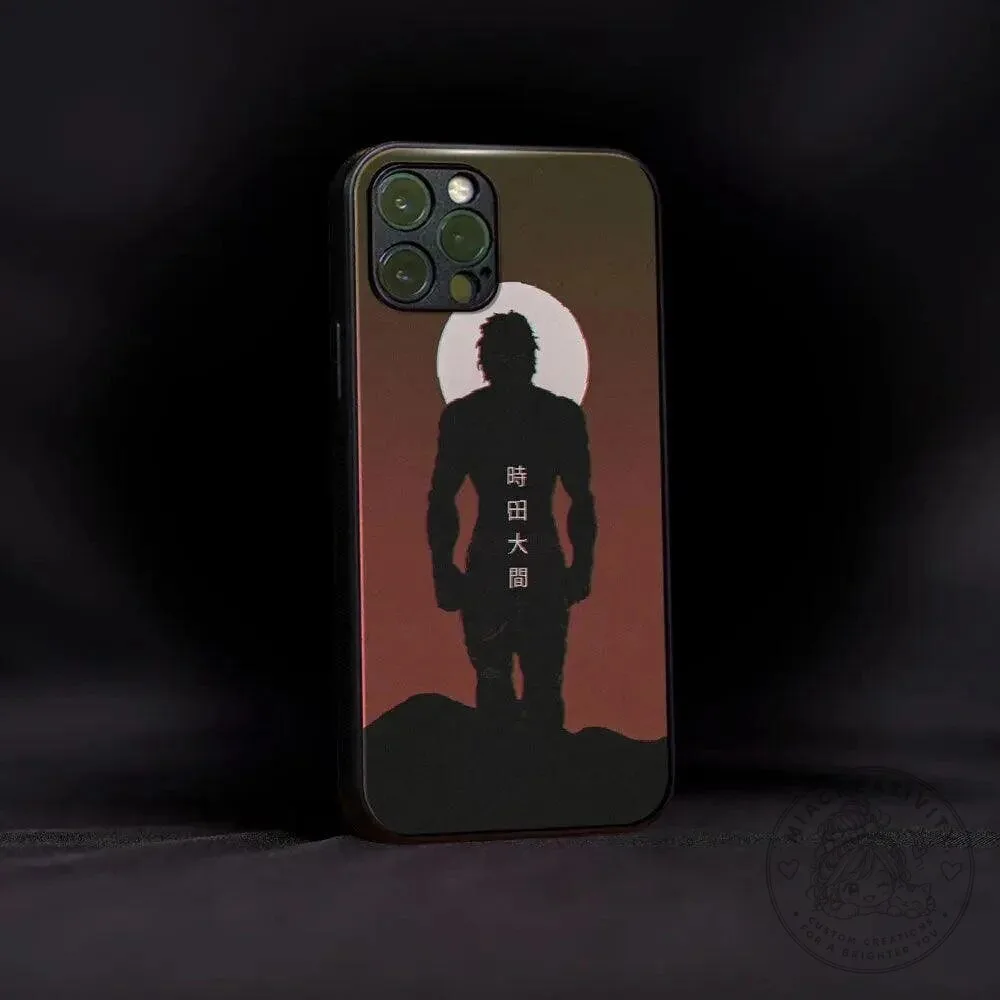 Baki Hanma Anime Silhouette Japanese Aesthetic Phone Case
