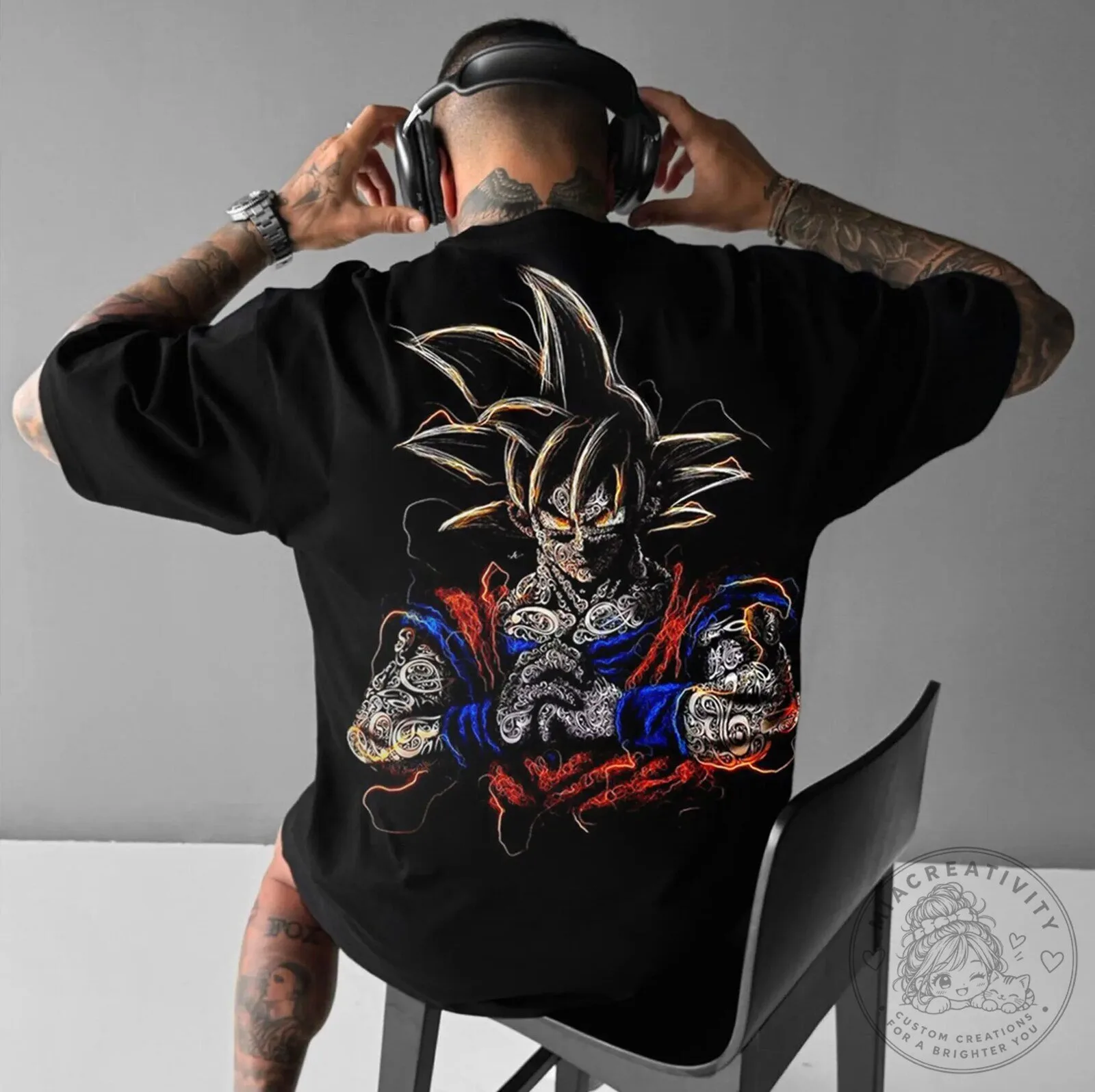 Dragon Ball Z Goku Super Saiyan Black Graphic T-Shirt