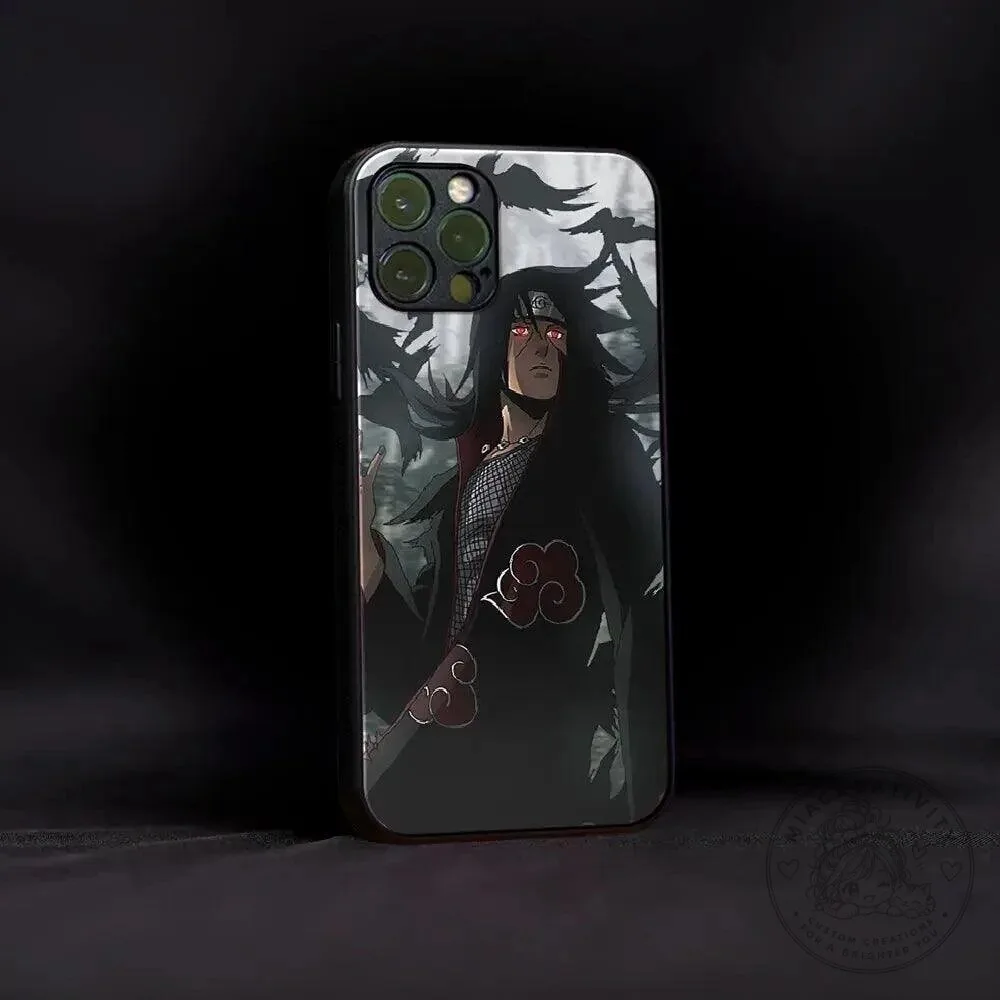 Itachi Uchiha Akatsuki Anime Character Art iPhone Phone Case