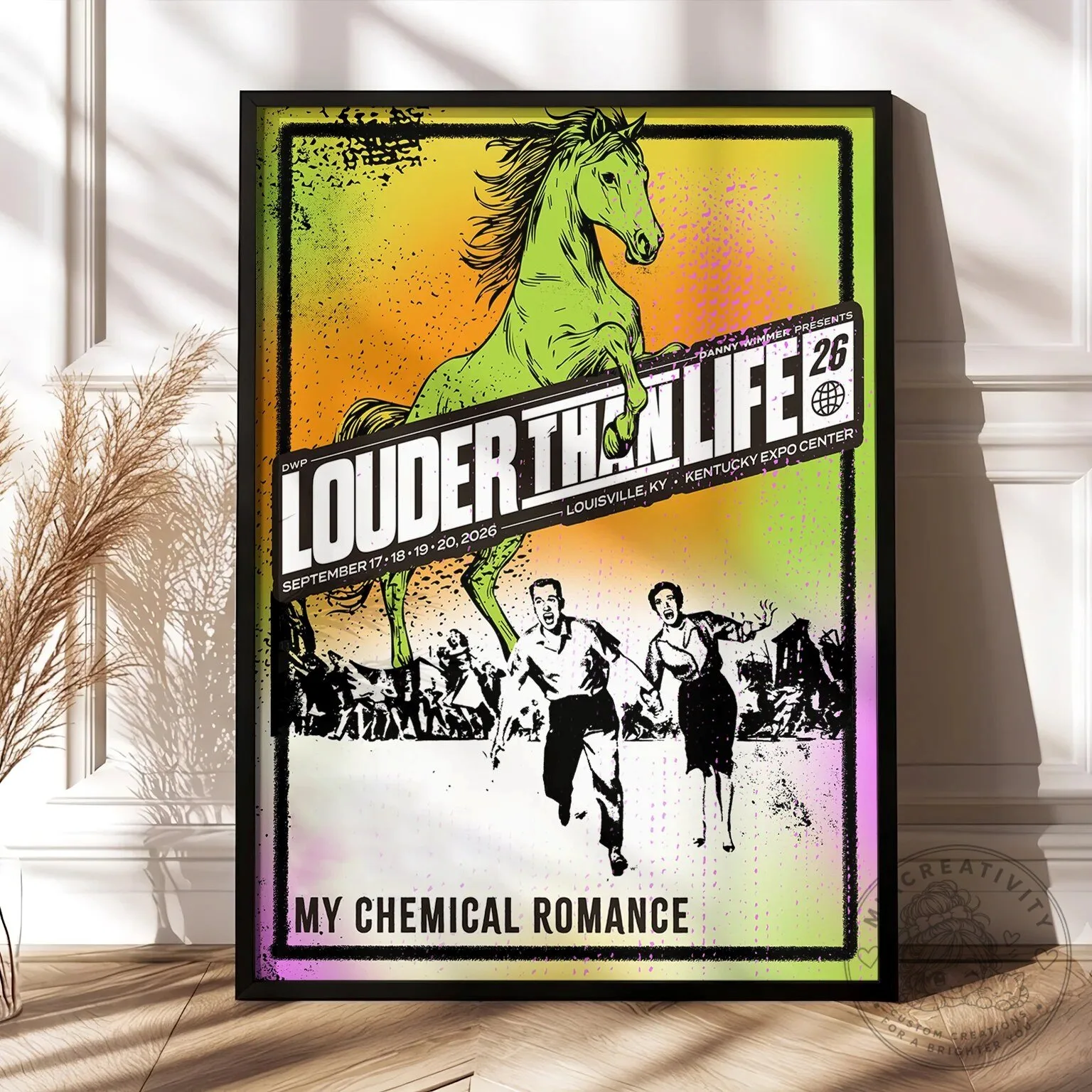 My Chemical Romance Louder Than Life 2026 Music Festival Poster