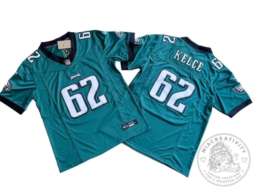 Jason Kelce Philadelphia Eagles Football Jersey 42 Jason Kelce Philadelphia Eagles Football Jersey