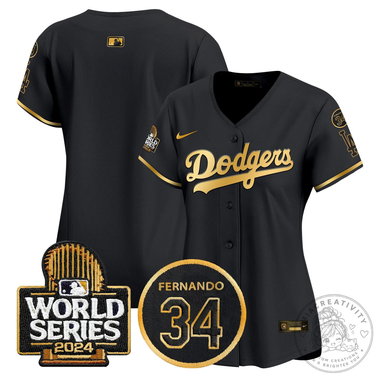 Los Angeles Dodgers Fernando Valenzuela 2024 World Series Black Baseball Jersey 63 Los Angeles Dodgers Fernando Valenzuela 2024 World Series Black Baseball Jersey