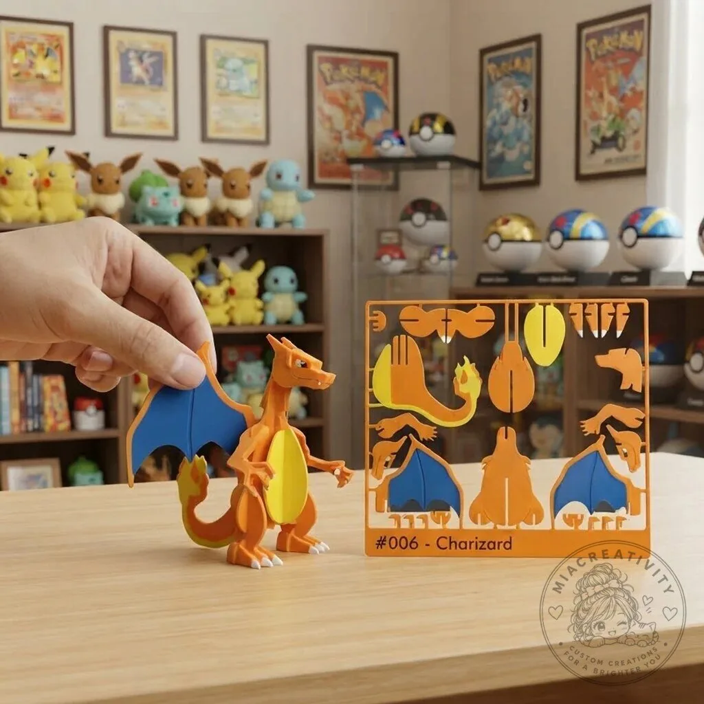 Pokemon Charizard Assemble-Your-Own Collectible Figurine