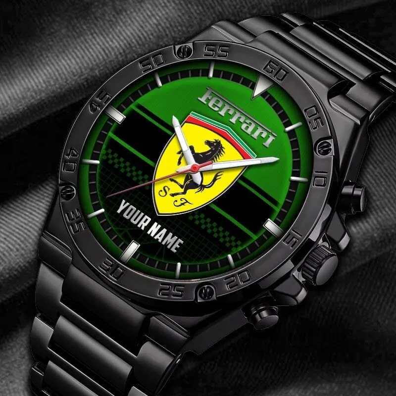Stainless Steel Watch with Elegant Fashion Design and Custom Name by Ferrari 15 Stainless Steel Watch with Elegant Fashion Design and Custom Name by Ferrari