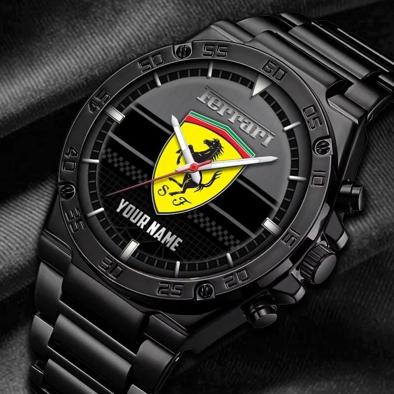 Stainless Steel Watch with Elegant Fashion Design and Custom Name by Ferrari 17 Stainless Steel Watch with Elegant Fashion Design and Custom Name by Ferrari