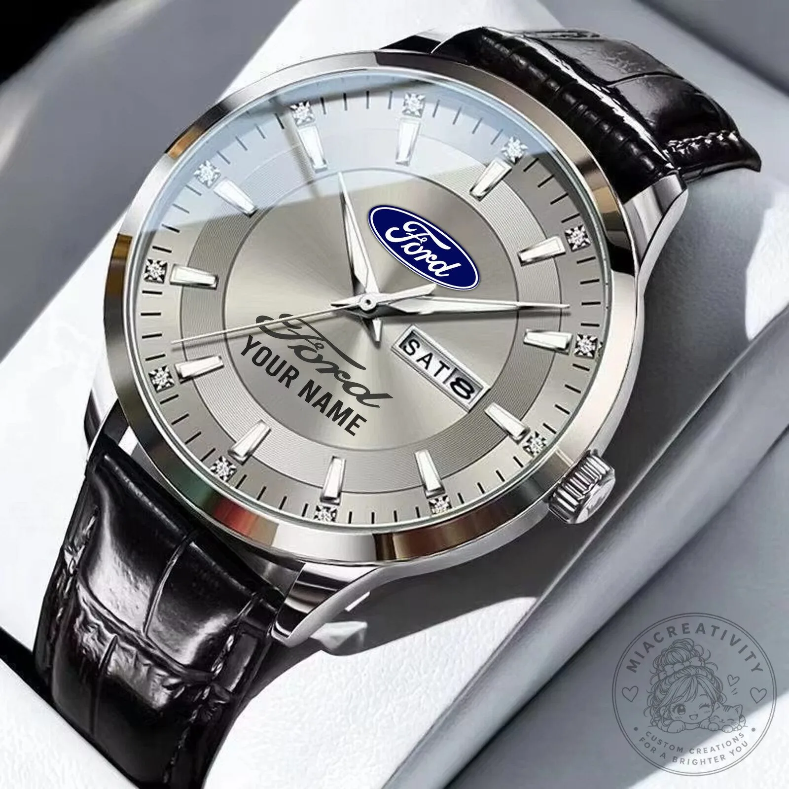 Ford Motor Company Custom Name Elegant Fashion Design Watch 13 Ford Motor Company Custom Name Elegant Fashion Design Watch