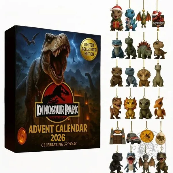 Jurassic Park Dinosaur Park 2026 Advent Calendar Limited Collector's Edition
