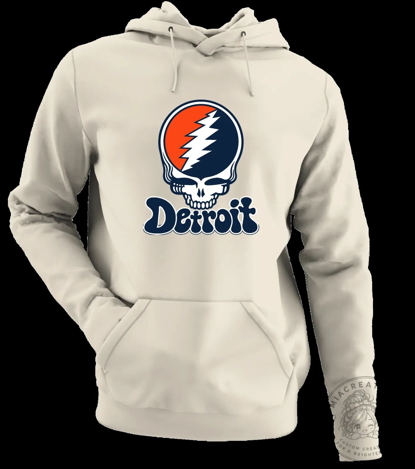 Detroit Grateful Dead Steal Your Face Skull Logo Hoodie 1 Detroit Grateful Dead Steal Your Face Skull Logo Hoodie