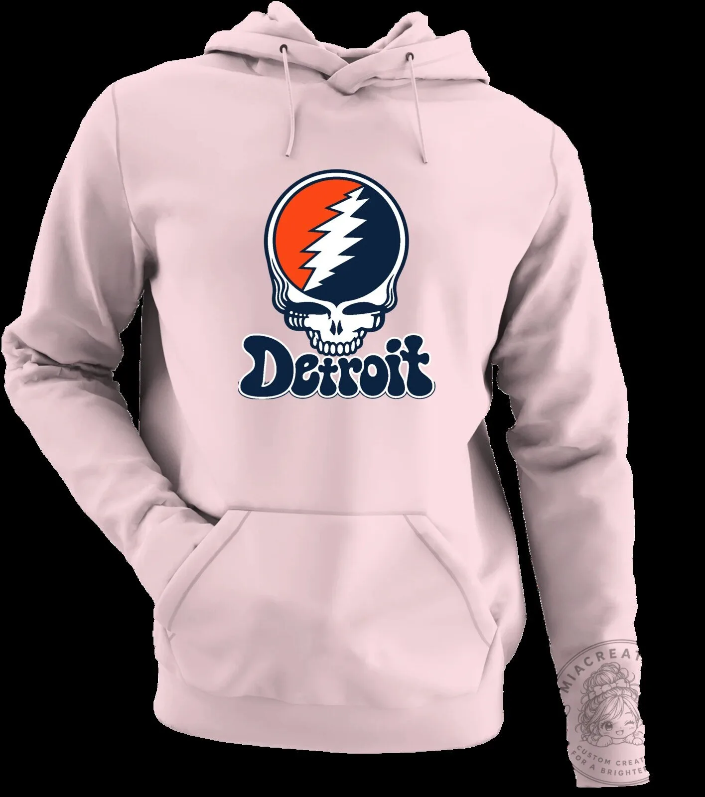 Detroit Grateful Dead Steal Your Face Skull Logo Hoodie 16 Detroit Grateful Dead Steal Your Face Skull Logo Hoodie