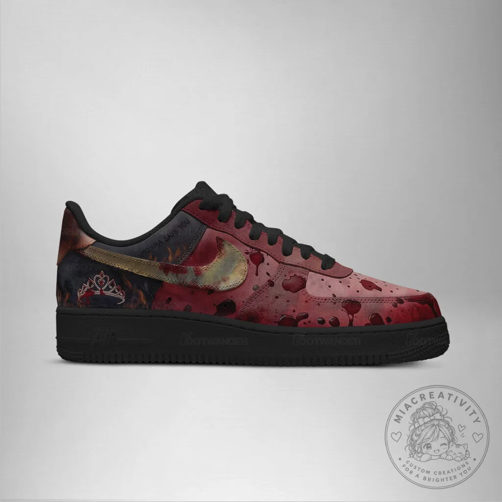 Carrie White Stephen King Horror Movie Bloody Crown Custom Shoes 8 Carrie White Stephen King Horror Movie Bloody Crown Custom Shoes