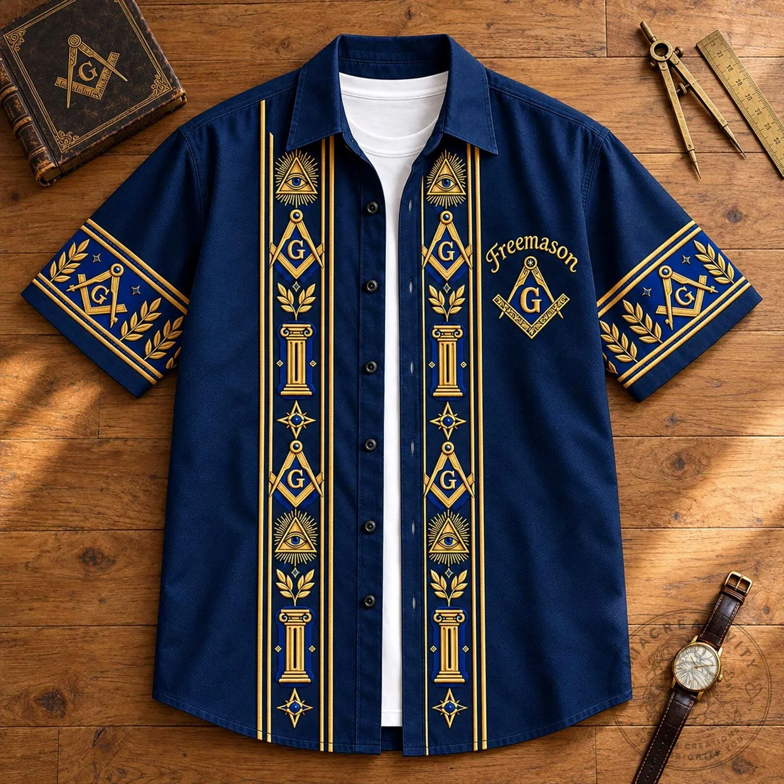 Freemasonry Masonic All Seeing Eye Hawaiian Shirt 8 Freemasonry Masonic All Seeing Eye Hawaiian Shirt