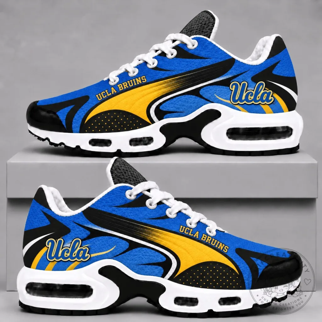 UCLA Bruins Royal Blue Gold Athletic Sneakers 16 UCLA Bruins Royal Blue Gold Athletic Sneakers