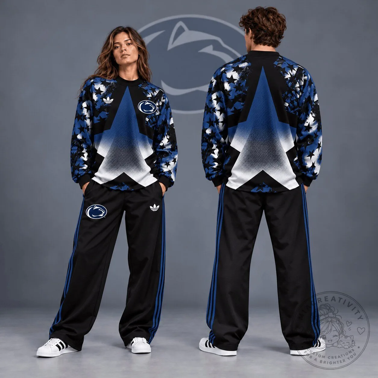 Penn State Nittany Lions Starburst Athletic Crewneck Sweatshirt