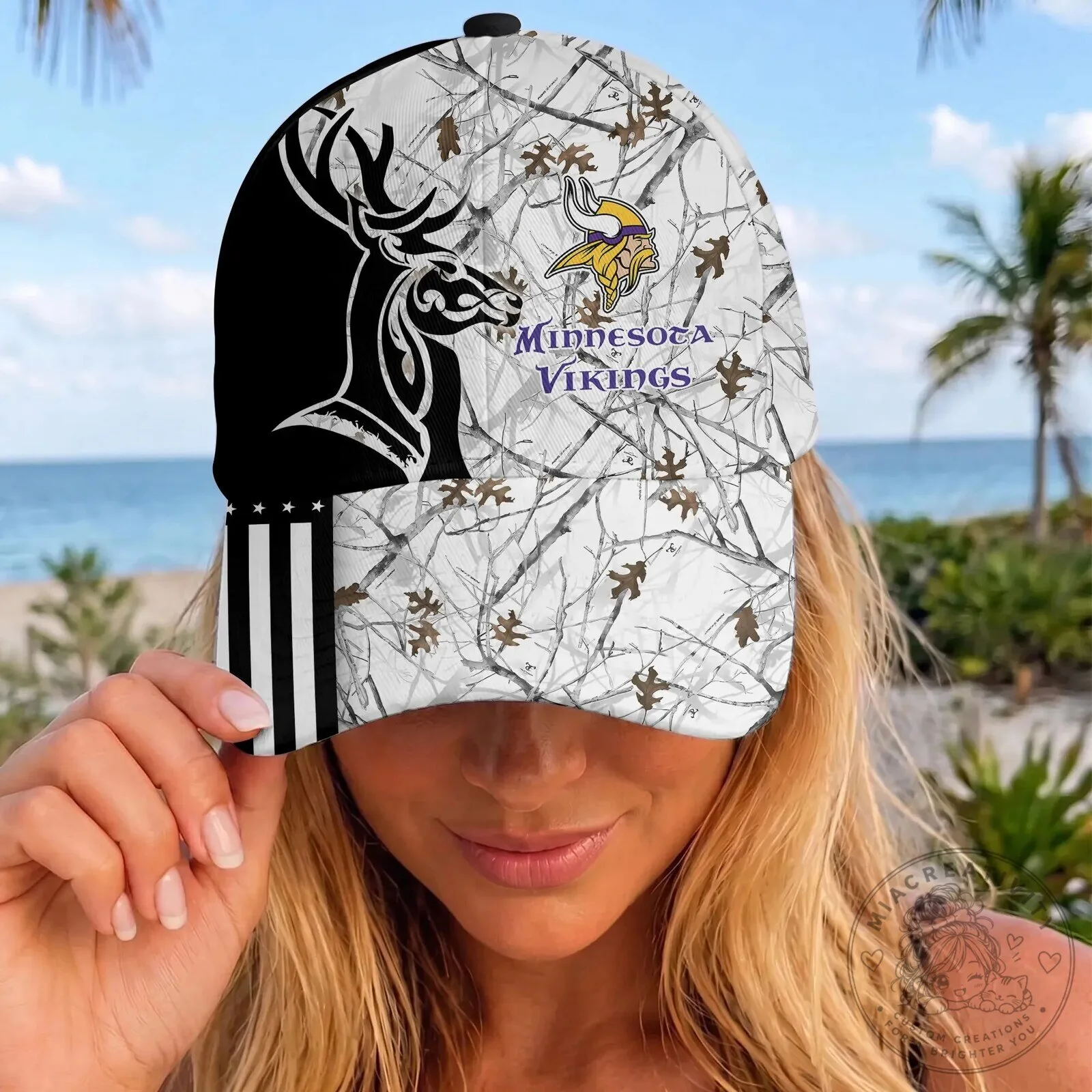 Minnesota Vikings Deer Hunting Camouflage Baseball Cap Hat 12 Minnesota Vikings Deer Hunting Camouflage Baseball Cap Hat