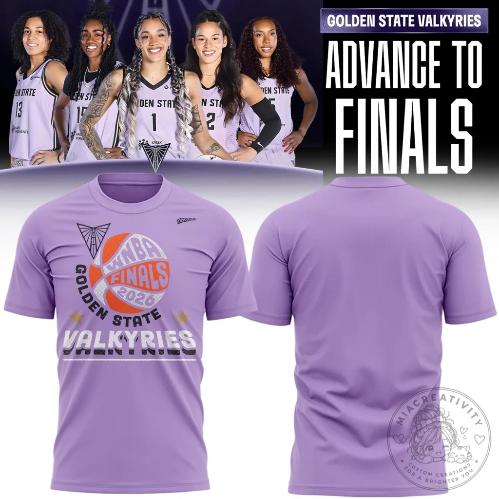 Commemorative T-Shirt for the 2026 WNBA Finals - Golden State Valkyries Edition Commemorative T-Shirt for the 2026 WNBA Finals - Golden State Valkyries Edition
