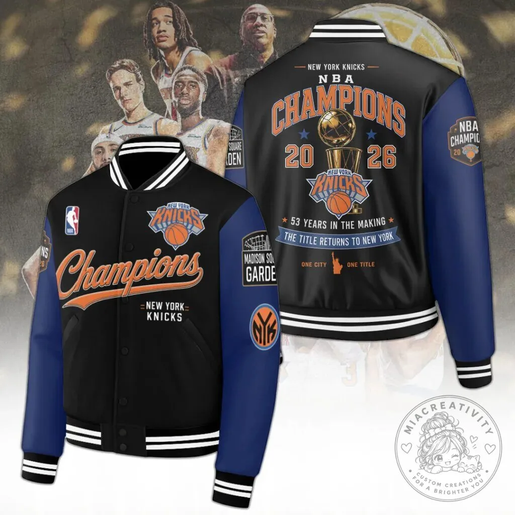 New York Knicks NBA Champions 2026 Bomber Jacket